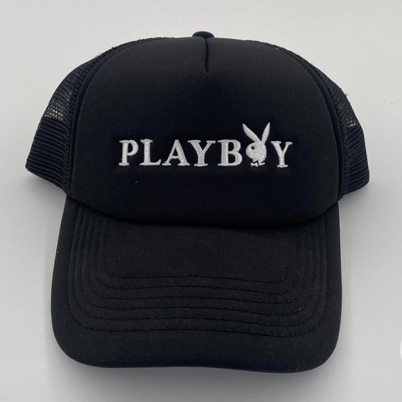 NWT Unisex Playboy Trucker Hat SnapBack - Picture 1 of 5